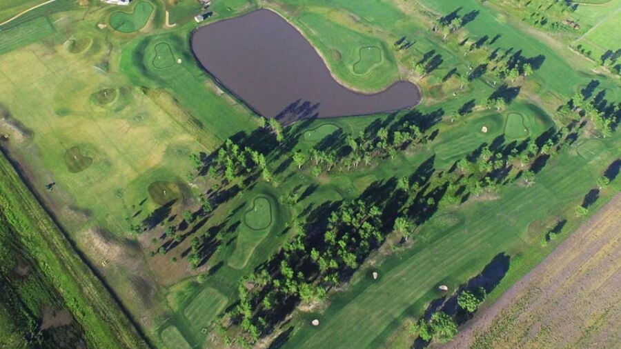 Valley Point GC: Aerial view