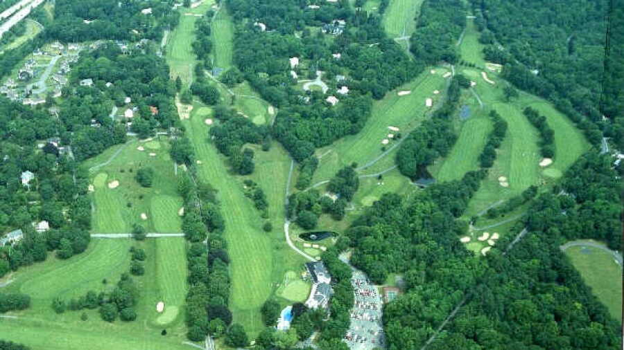Knollwood CC: Aerial view