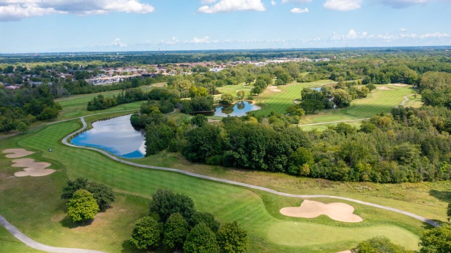 George W Dunne National GC: Aerial