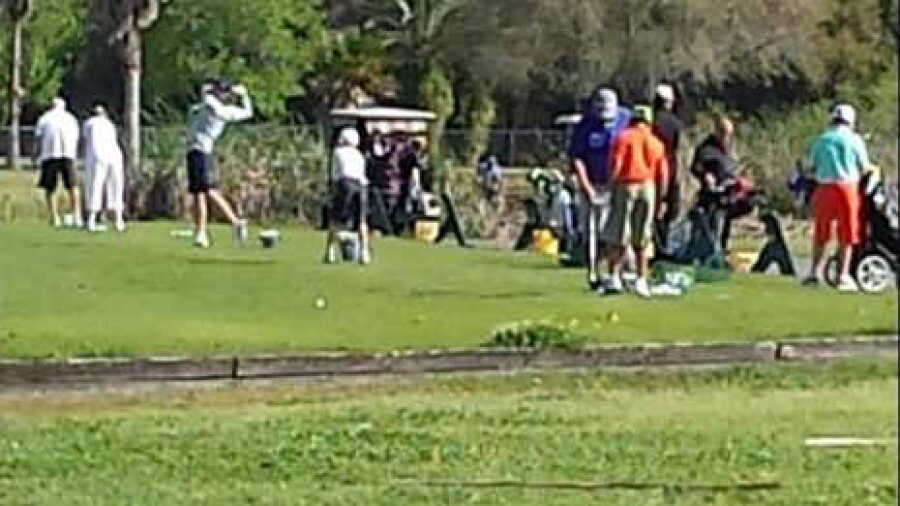 Silver Dollar Golf & Trap Club: Practice area