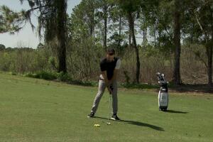 Hitting From Downhill Lies