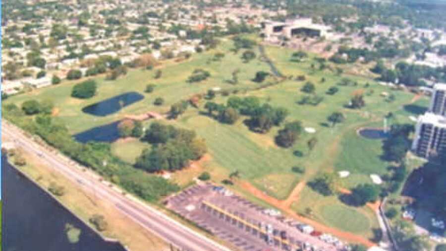 Pinecrest GC: Aerial view