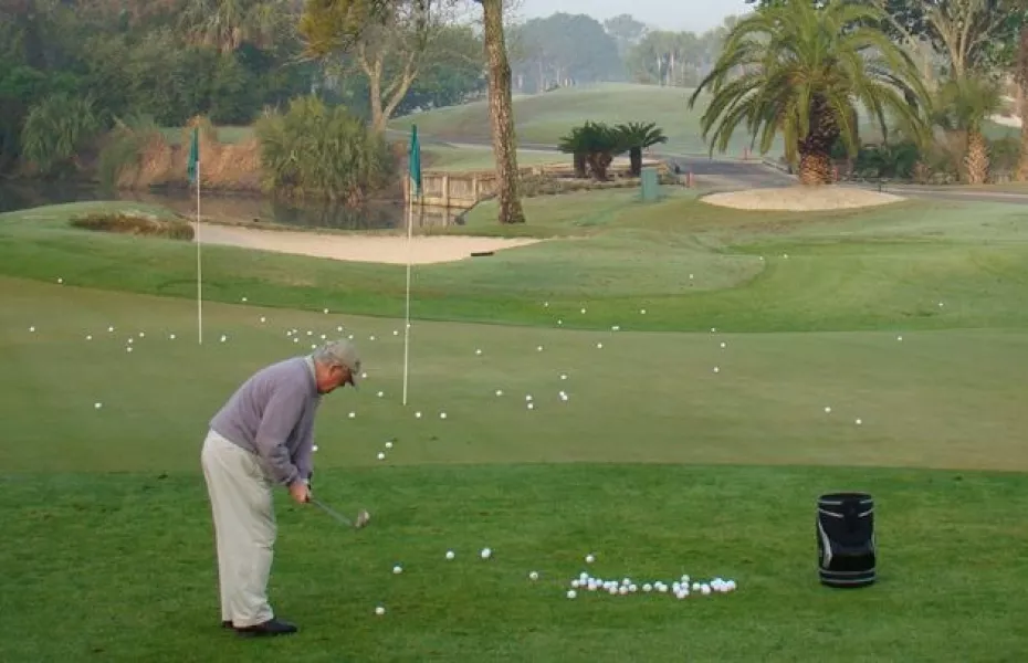 Sawgrass CC: Practice area