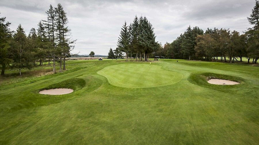 16th green at Alyth GC