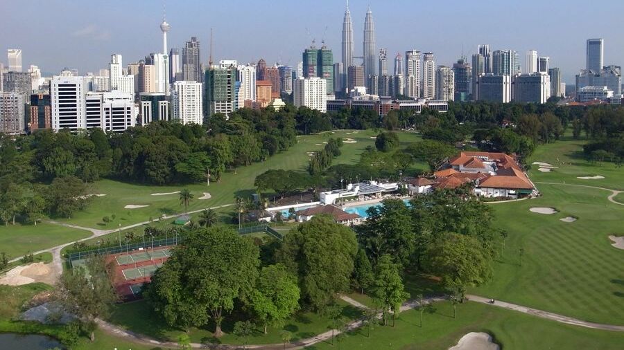 Royal Selangor GC: Aerial view