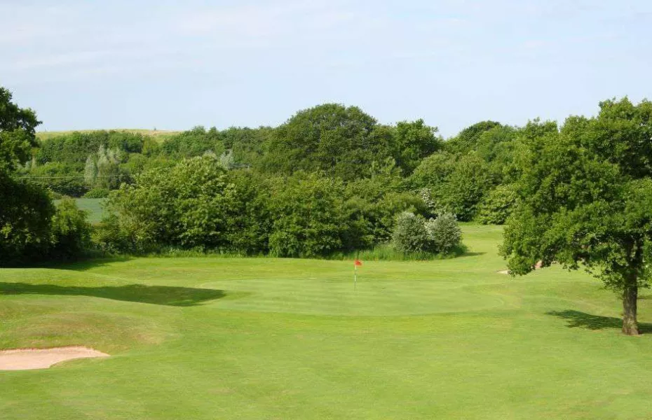 3rd green on the Shropshire Silver course