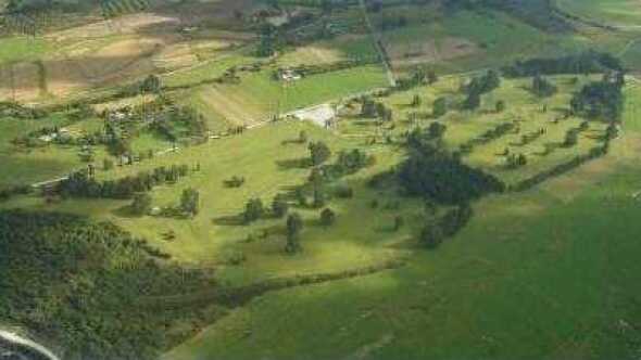 Greymouth GC: Aerial view
