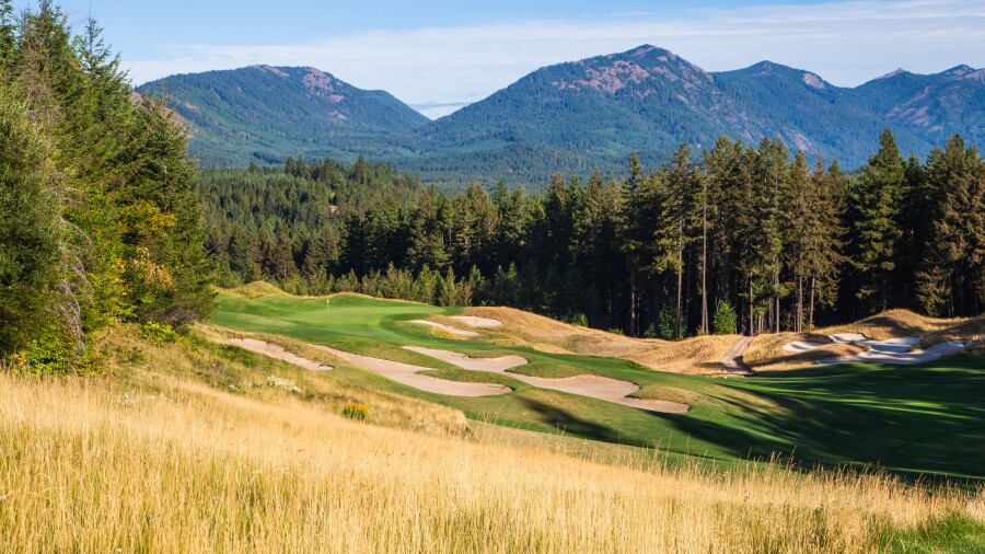 Prospector golf course at Suncadia - No. 9
