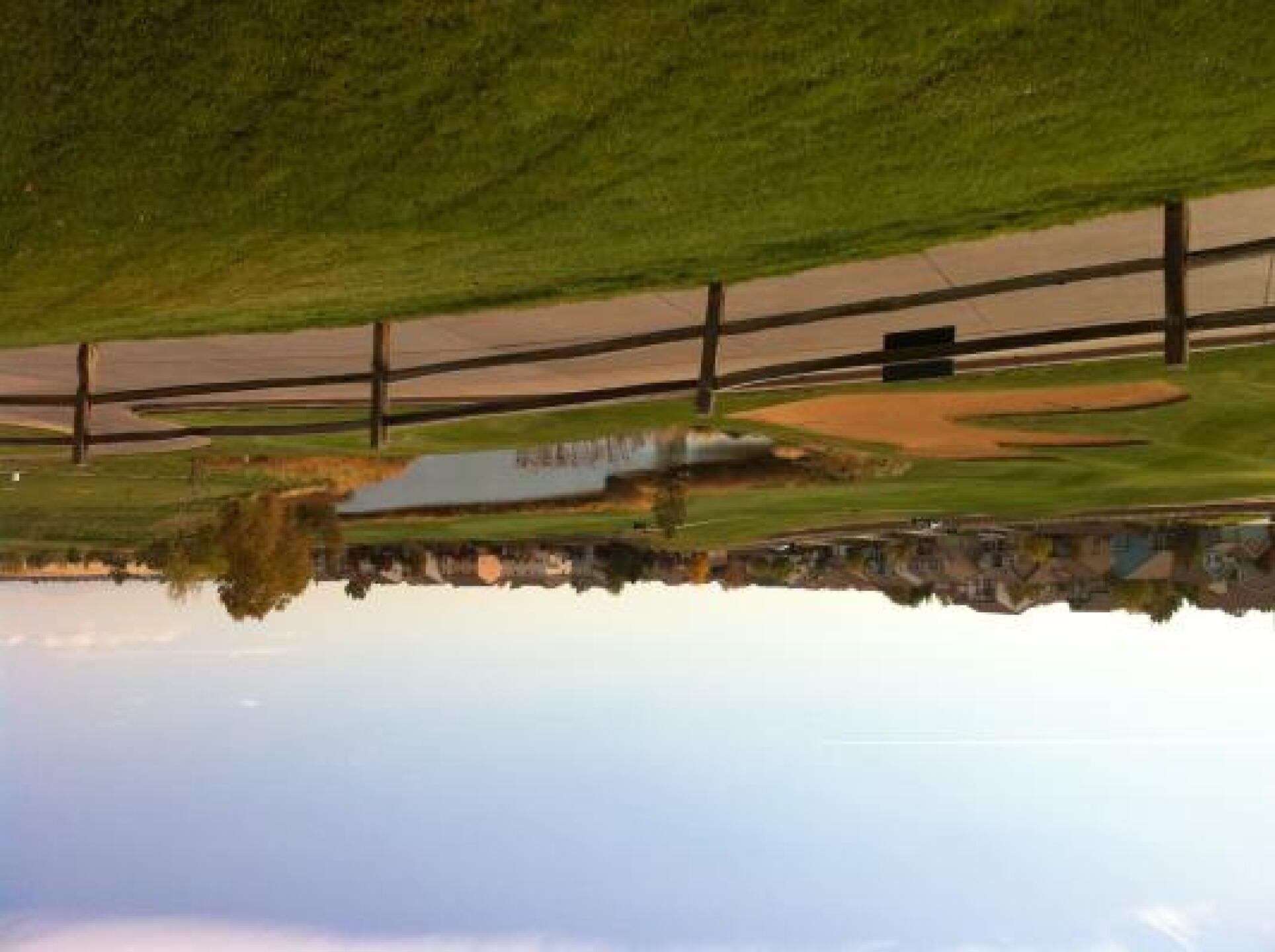 View from clubhouse to 18th hole. (Photo submitted by Kyle3536734 on 10/12/2012)