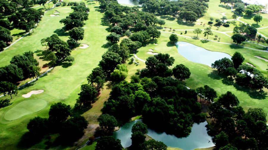Lakeside CC: Aerial view