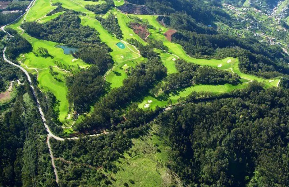 Santo da Serra GC: Aerial view