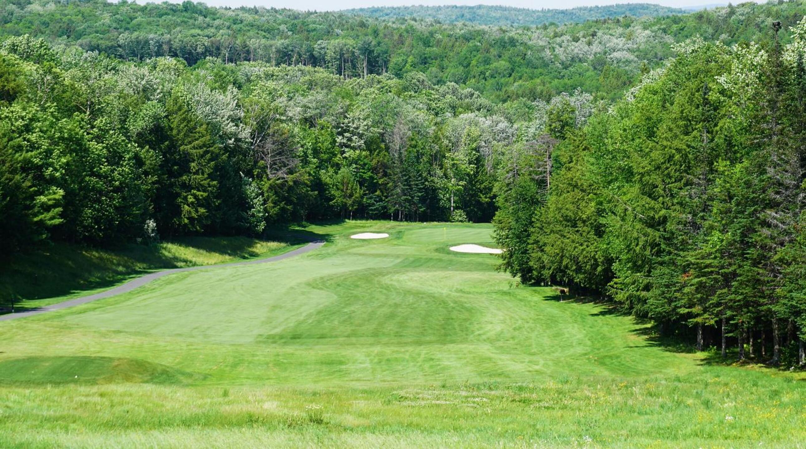 Twelve. Par-4 of 466. The drive presents a challenge, along with a view from the tee that distracts pleasantly. (Photo submitted by AptlyLinked on 06/23/2021)