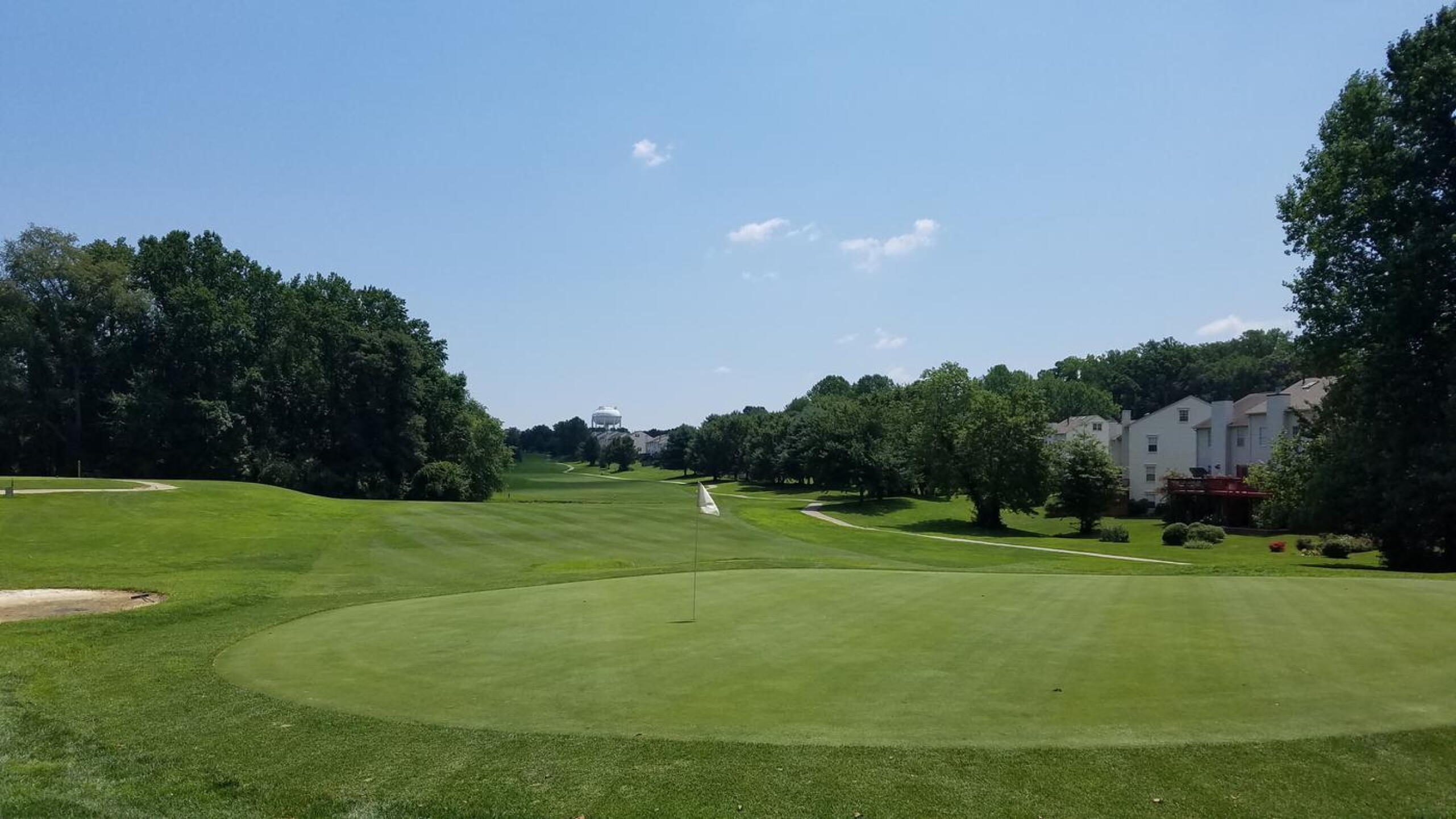 Hole 10 from the back of the green (Photo submitted by swordbird22 on 07/31/2017)