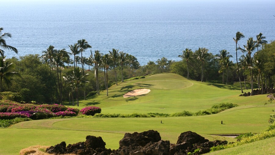 Emerald Course at Wailea Golf Club - hole 1