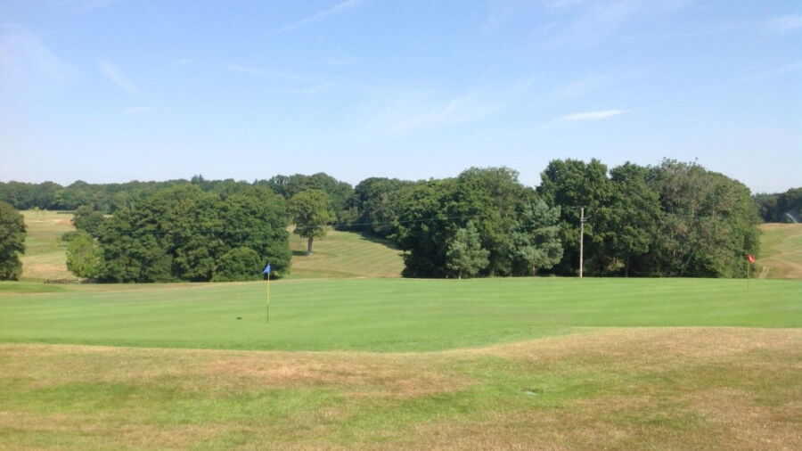 18th green at Hamptworth