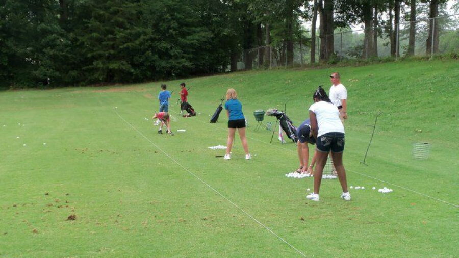 Jamestown Park GC: Practice area