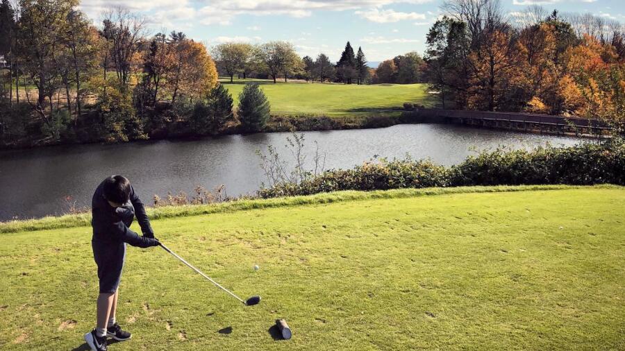 Skytop Lodge - tee shot