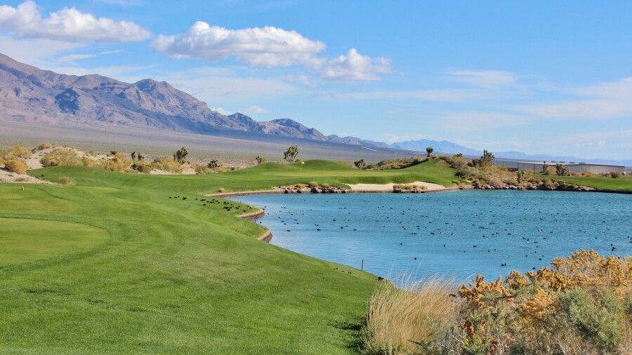 Las Vegas Paiute Golf Resort - Sun Mountain Course - hole 4