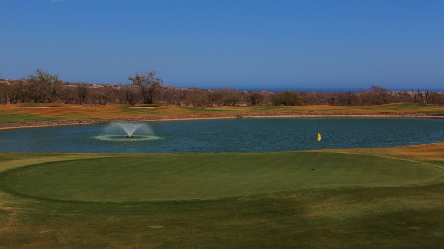 Cabo San Lucas Country Club - pond at holes 9 and 18