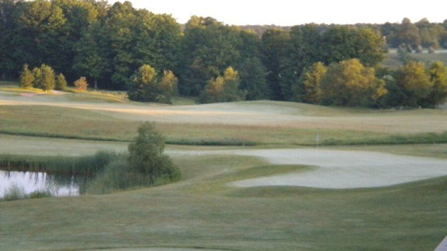 Blue at Mistwood GC: #9