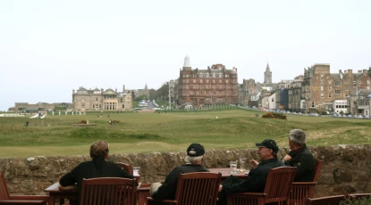 St. Andrews foursome at the 19th hole
