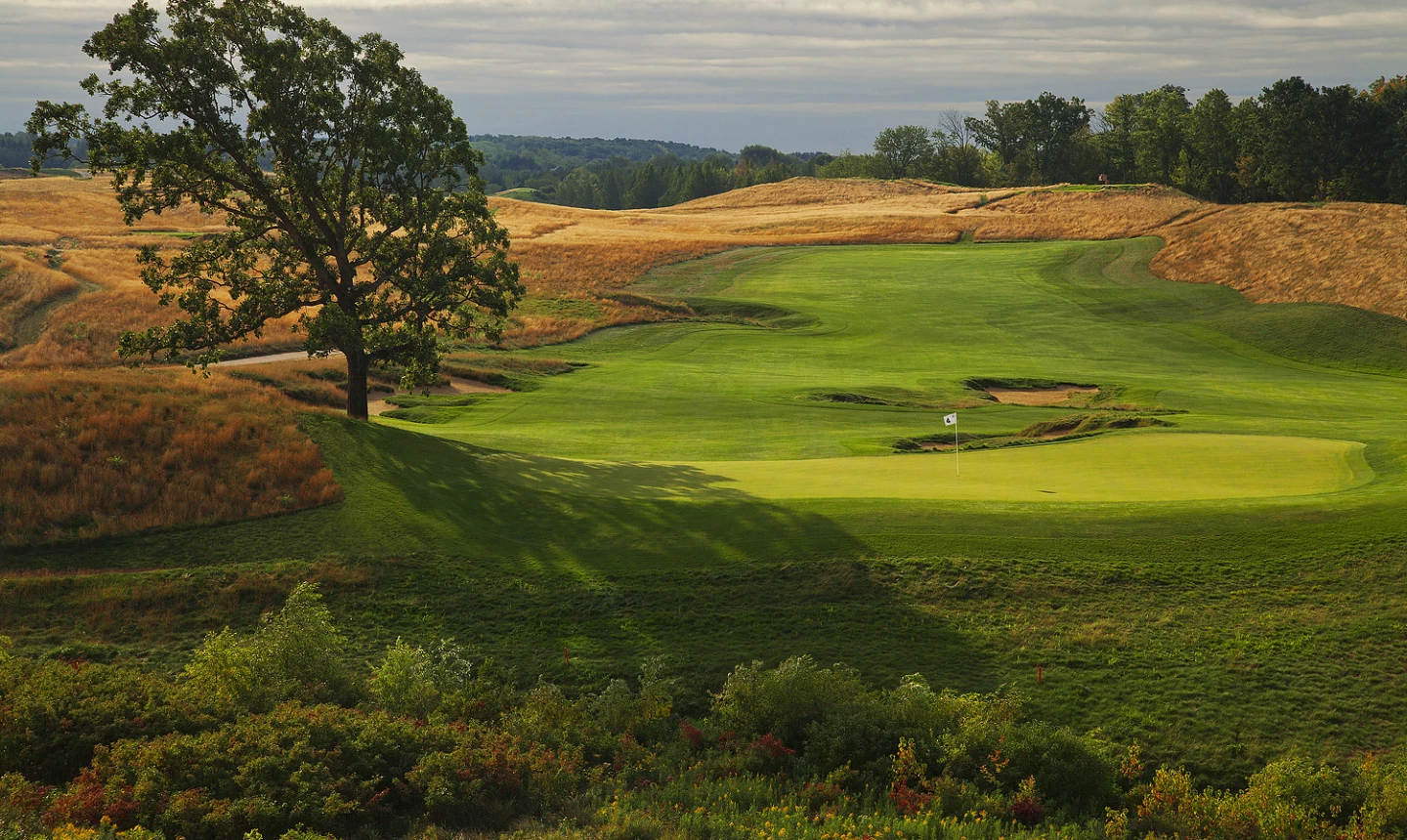 Erin Hills golf course - No. 4