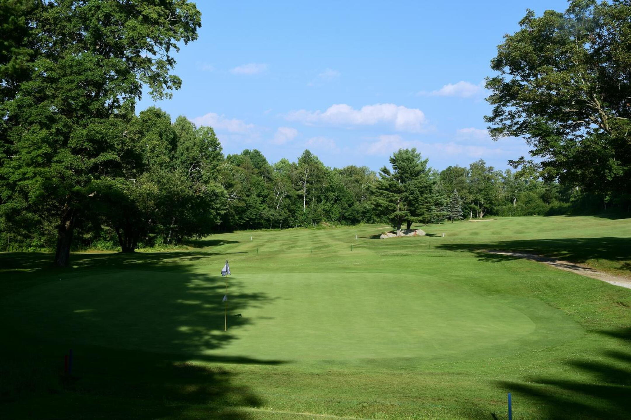 The sixth, one of the best par-4s in New Hampshire, presents golfers with challenges from tee to cup. (Photo submitted by AptlyLinked on 07/22/2025)