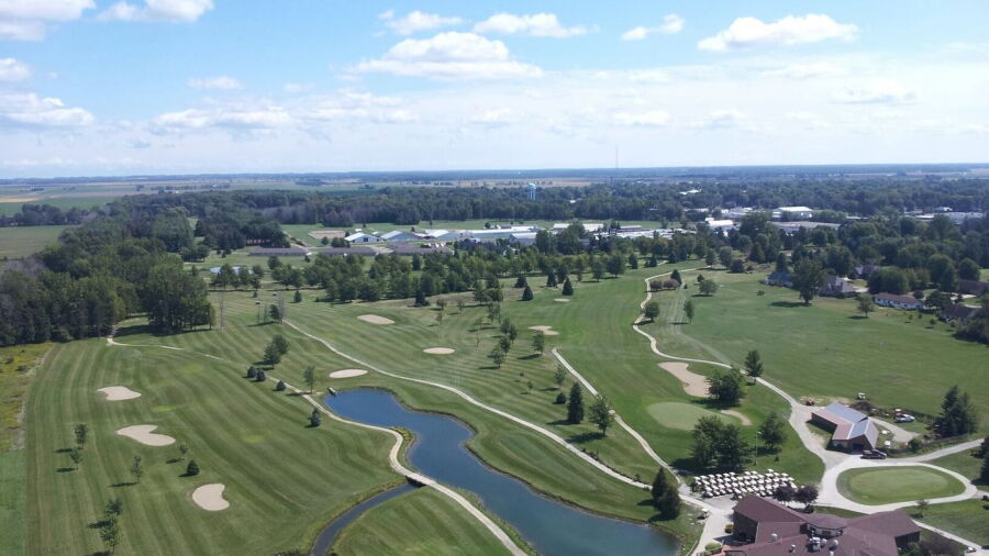 Woodland Hills GC: Aerial view