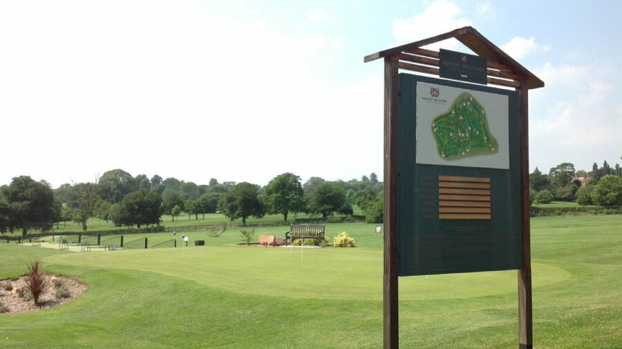 Signage at The Welcombe Golf Club