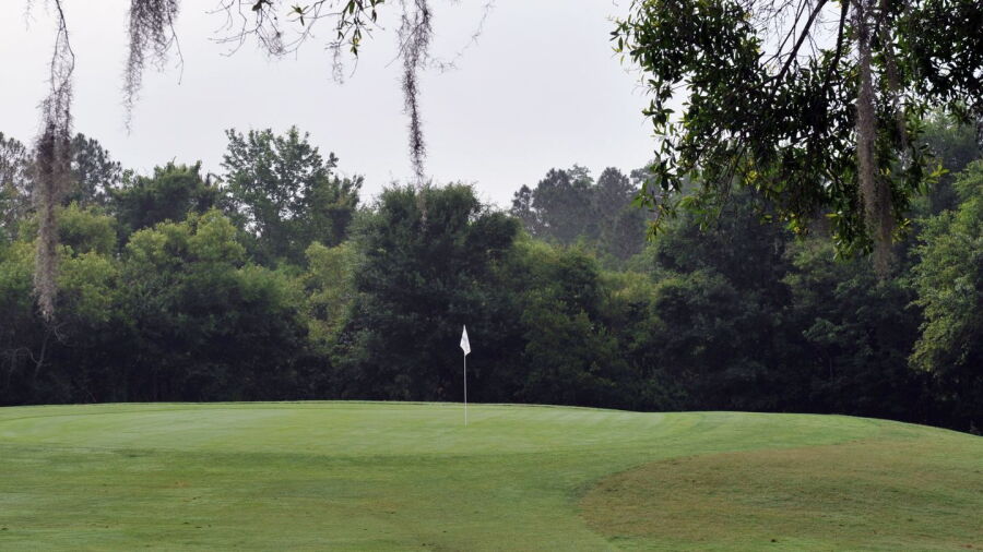 Pebble Creek GC: 1st green