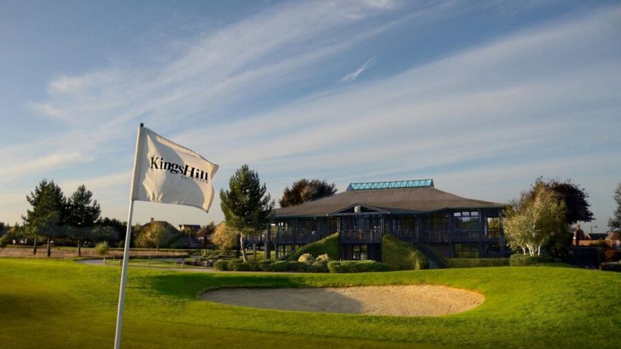 Kings Hill Golf Club's clubhouse