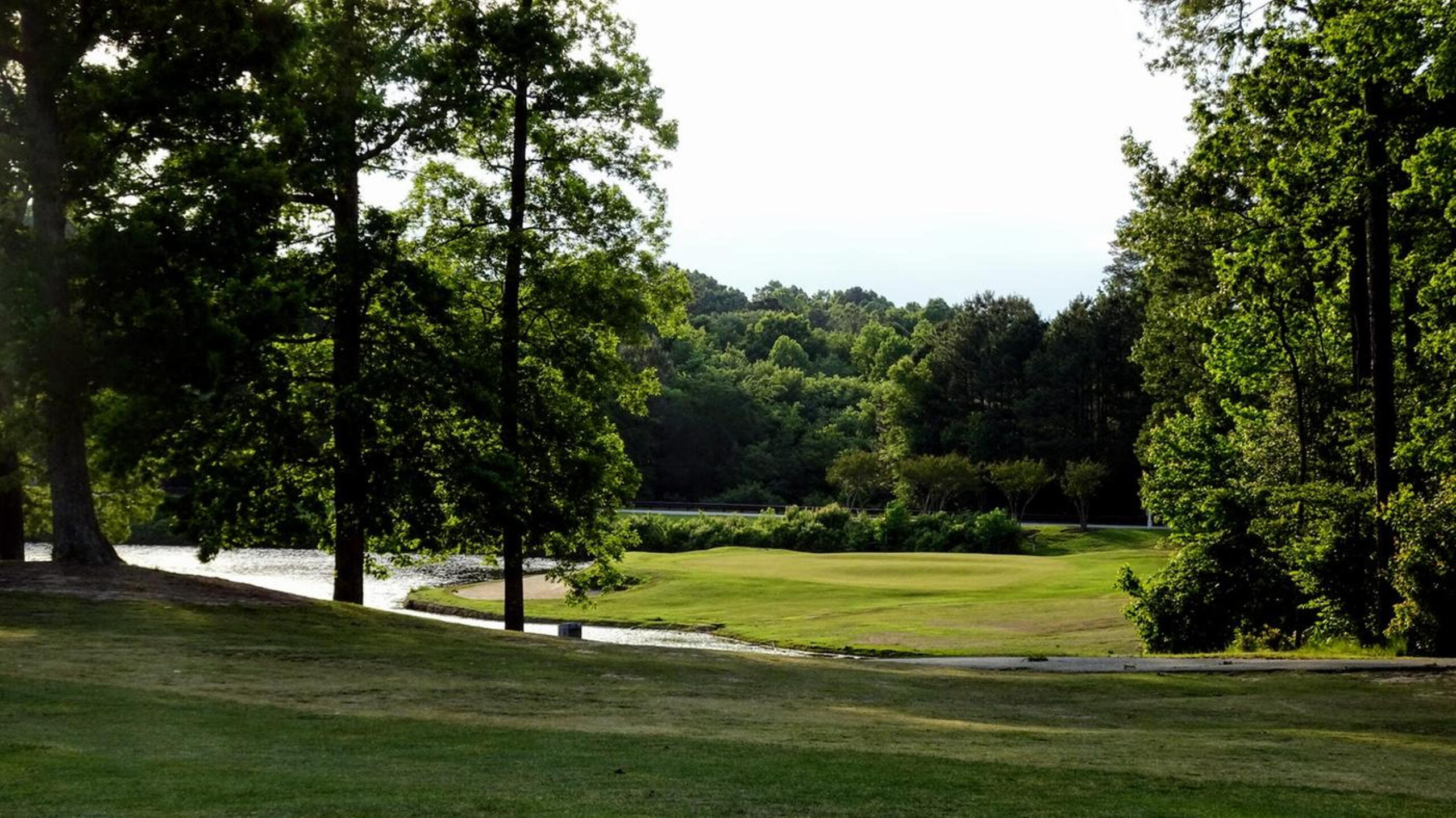 Going for the green on the par-5 9th. (Photo submitted by Back9Ben on 05/17/2020)