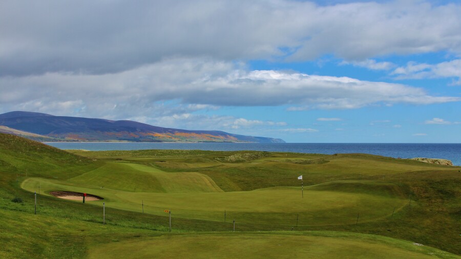 Brora Golf Club - hole 18 