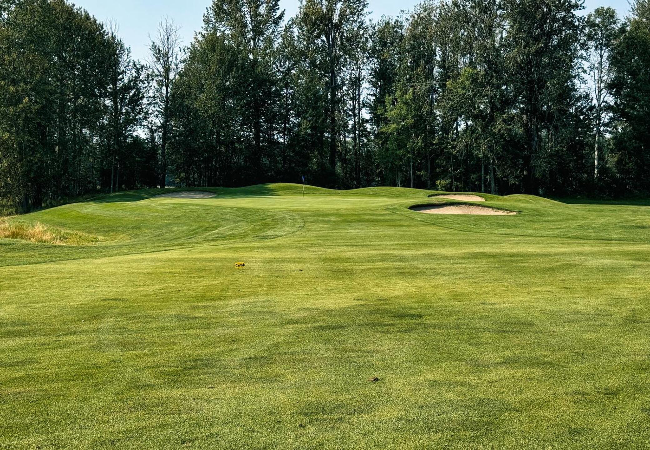 Whitecourt G&CC, Hole 11, Par 4, 415 yds (Photo submitted by DYakimec on 11/15/2024)
