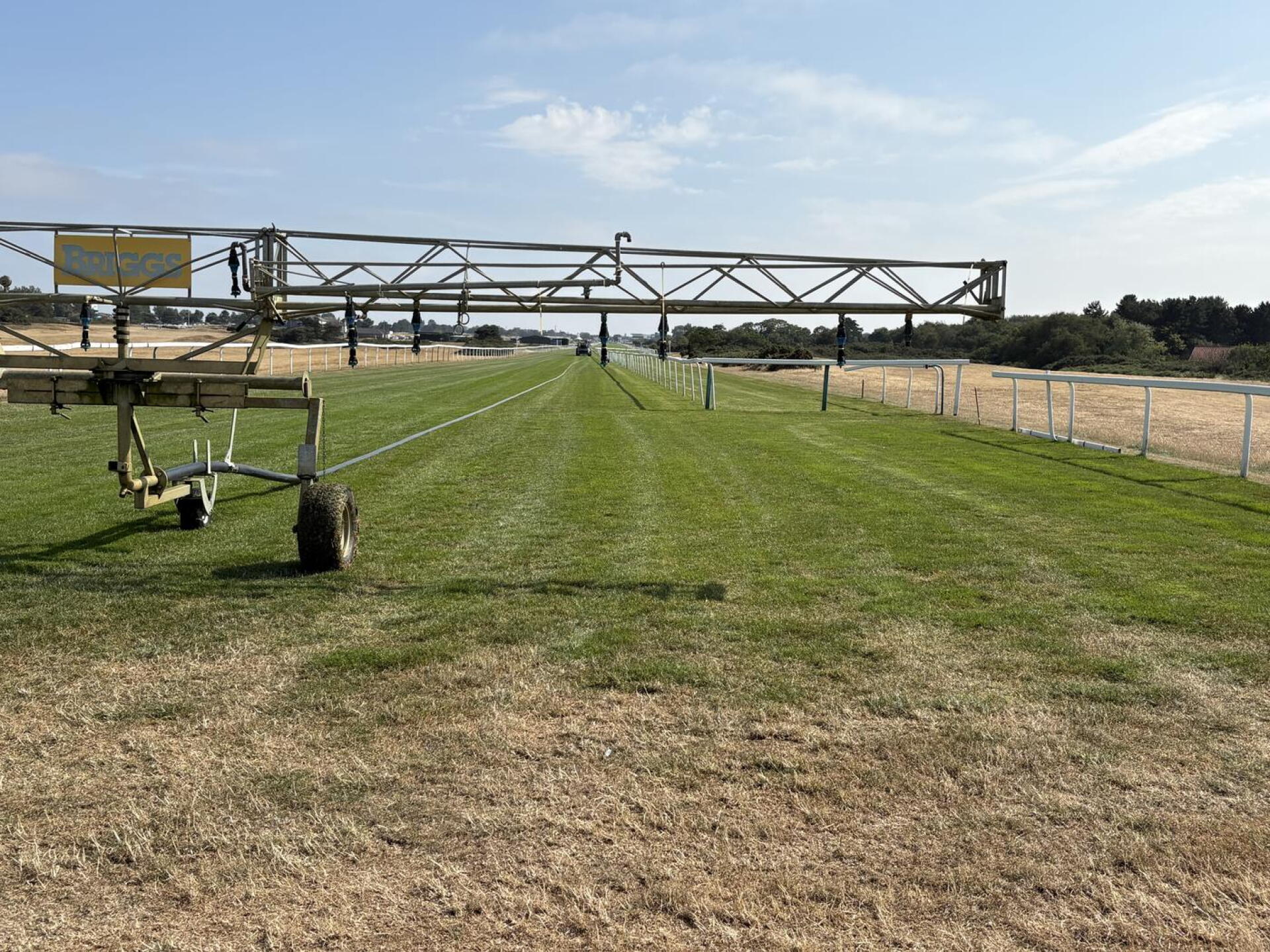 I’ve never had a horse racetrack to contend with in a drive off a Tee. (Photo submitted by StevieB13147 on 07/16/2026)