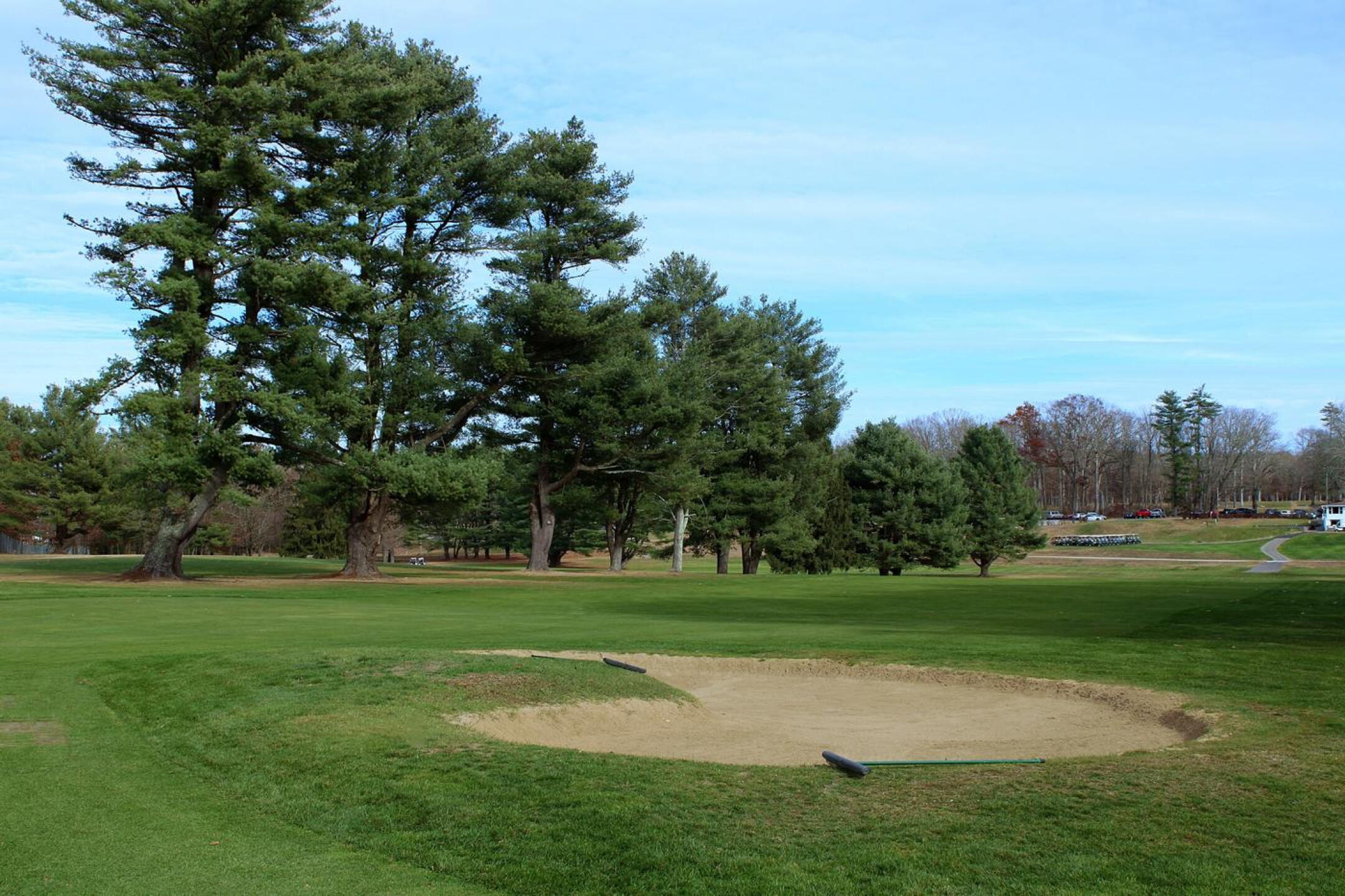 Some shallow greenside bunkers here are typical, unsurprisingly, of Golden Age designs from 100 years ago. (Photo submitted by AptlyLinked on 11/13/2024)