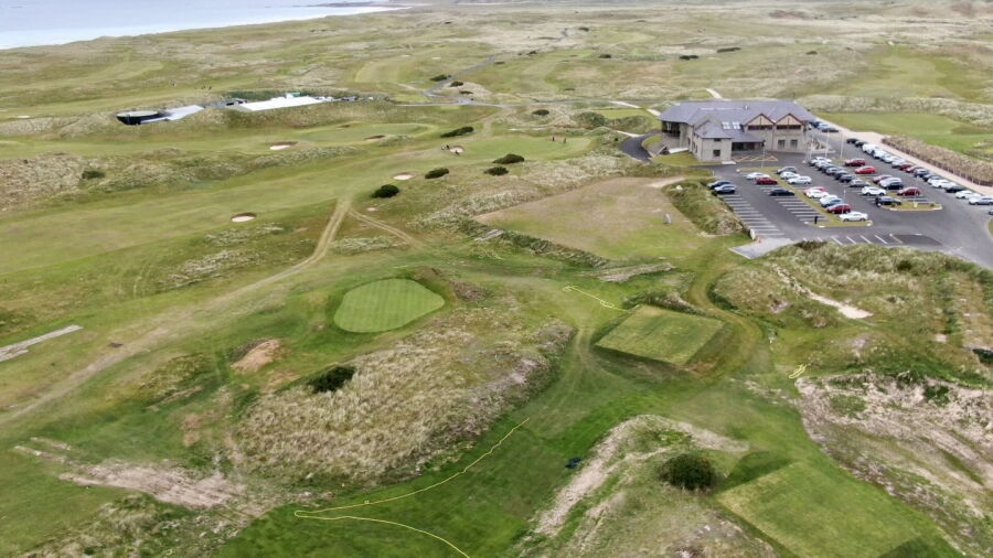 Ballyliffin GC - The Pollan Links: Aerial