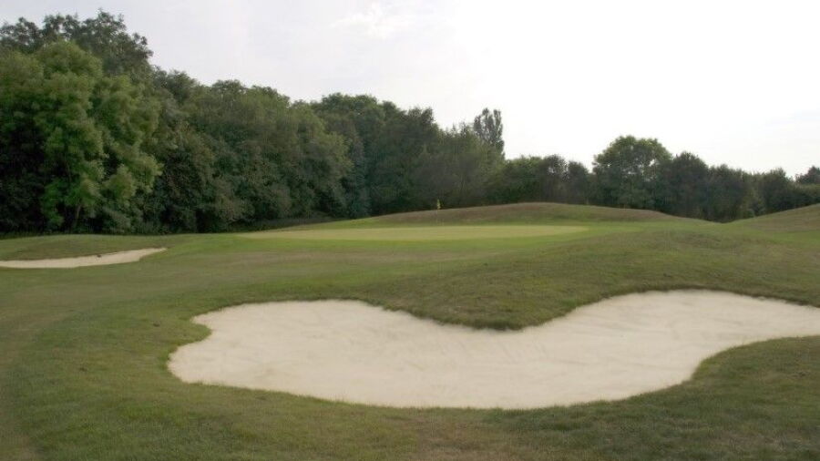 17th green on the Baron Course