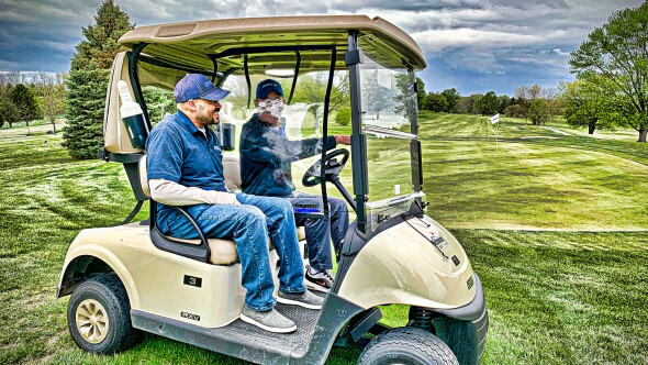 PrimexProtect Eagle golf cart divider