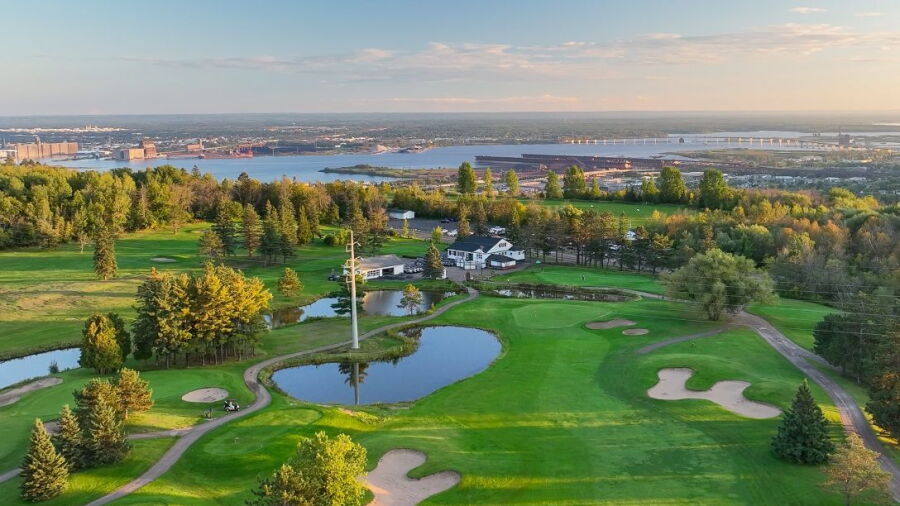 Enger Park GC: Aerial