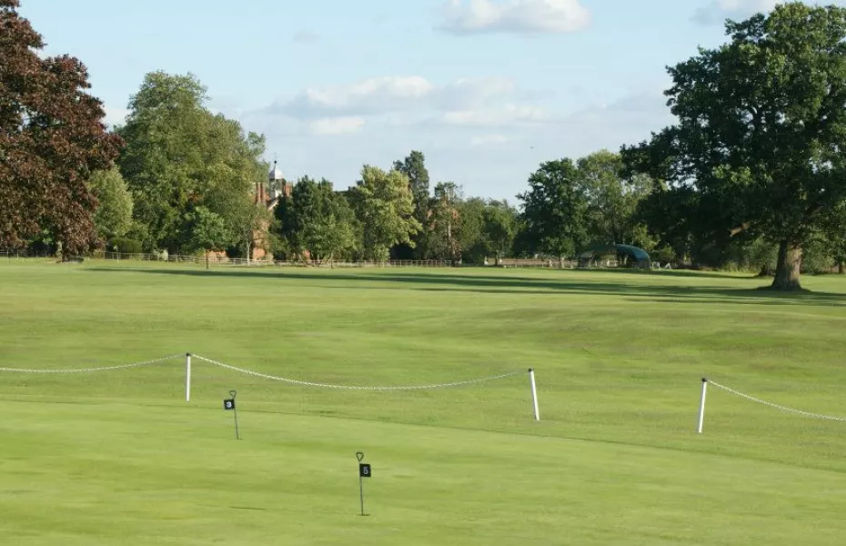Gosfield Lake GC: Practice area