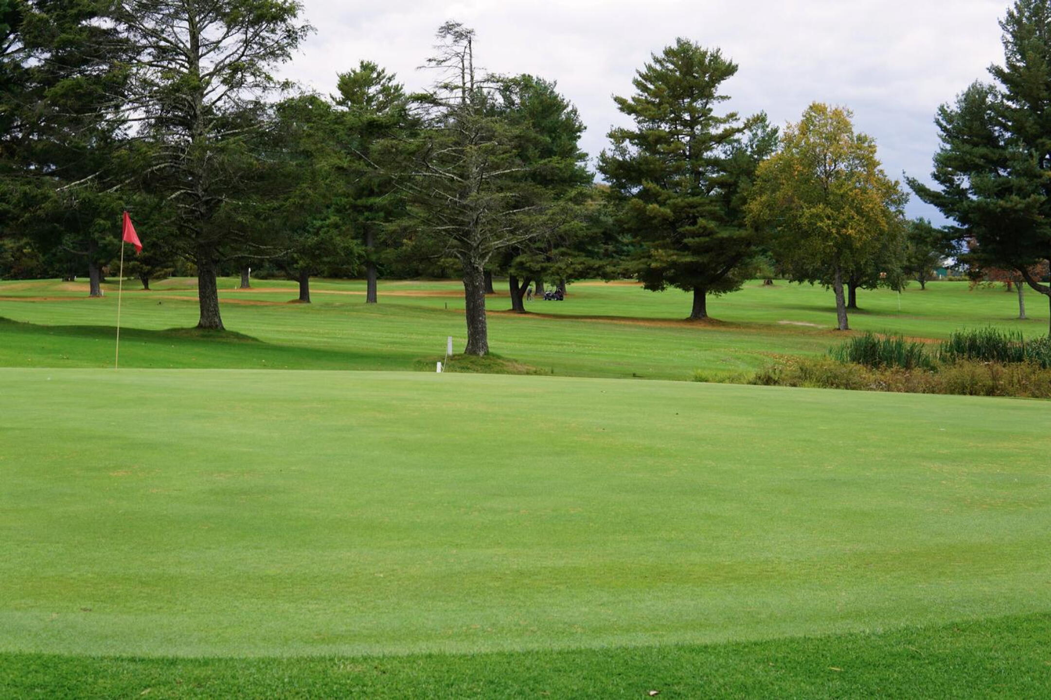 The seventh green, with fairways one and two in the background. (Photo submitted by AptlyLinked on 10/16/2023)