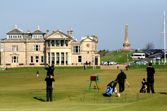 Old Course at St. Andrews - 18th tee