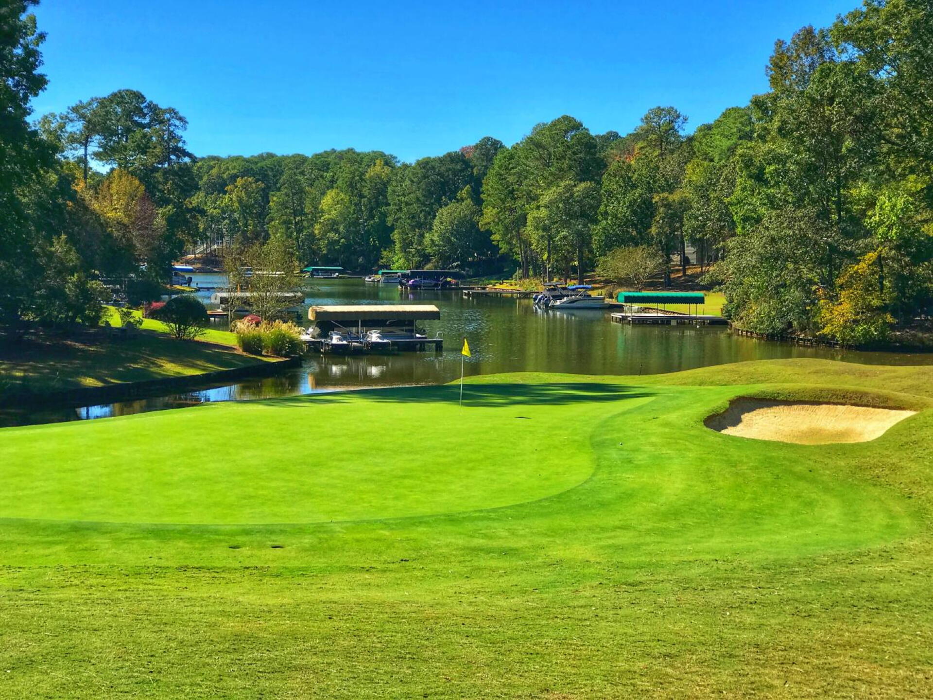 Reynolds Lake Oconee (The Preserve), hole 8 (Photo submitted by TimGavrichGP on 12/06/2019)