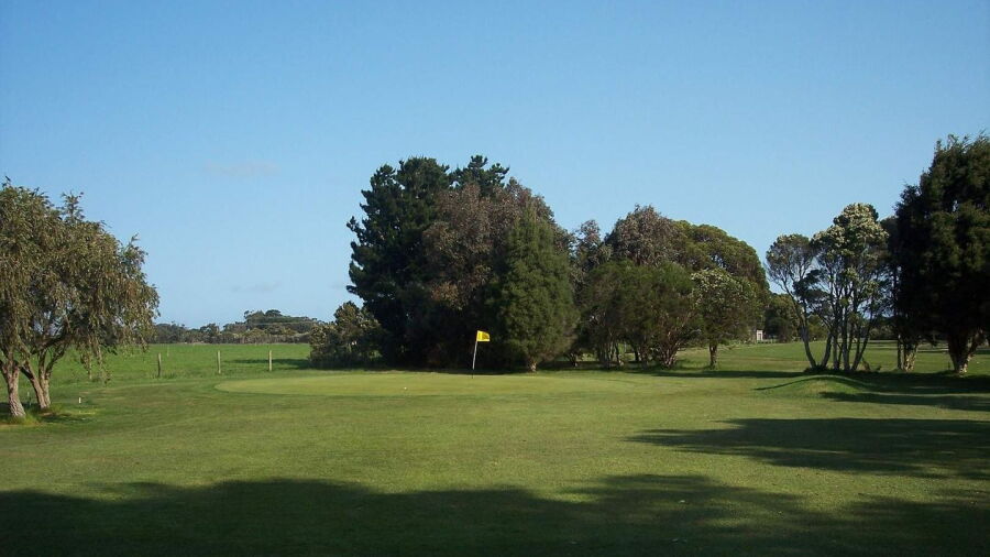 Welshpool Golf Club's 9th hole