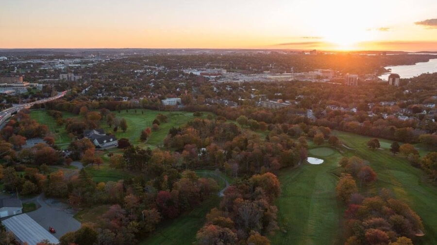 Ashburn GC - Old: Aerial view