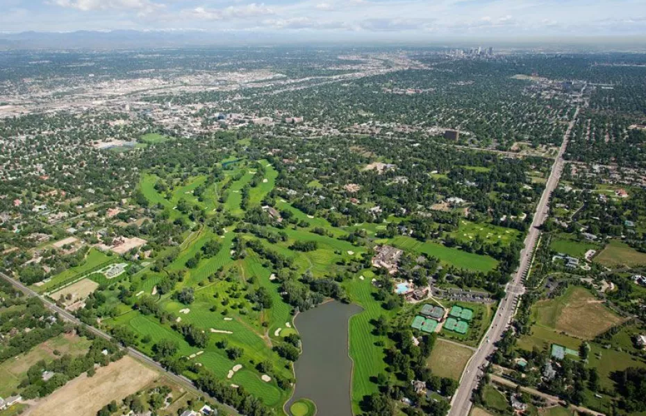 Cherry Hills CC: Aerial view