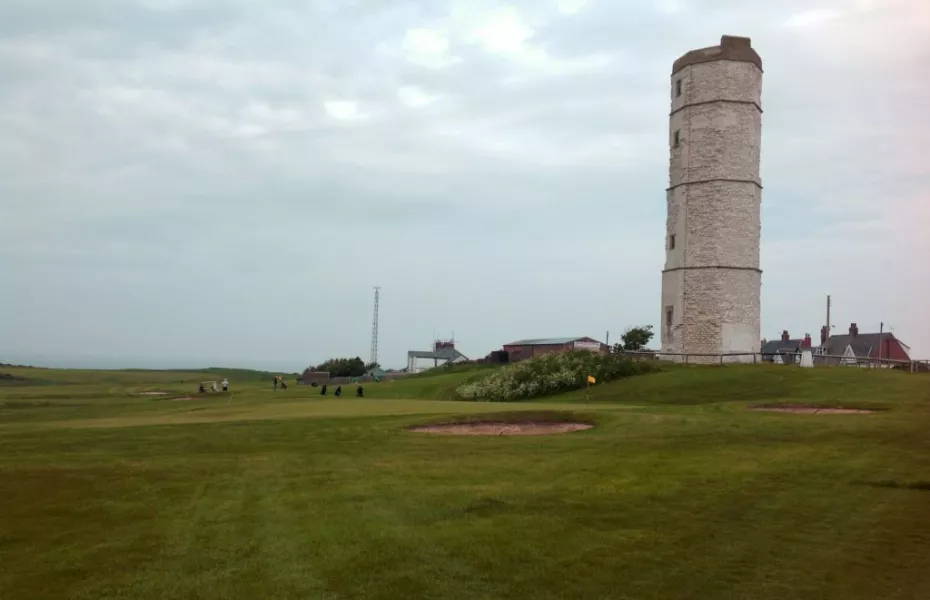 Lighthouse overlooking the course