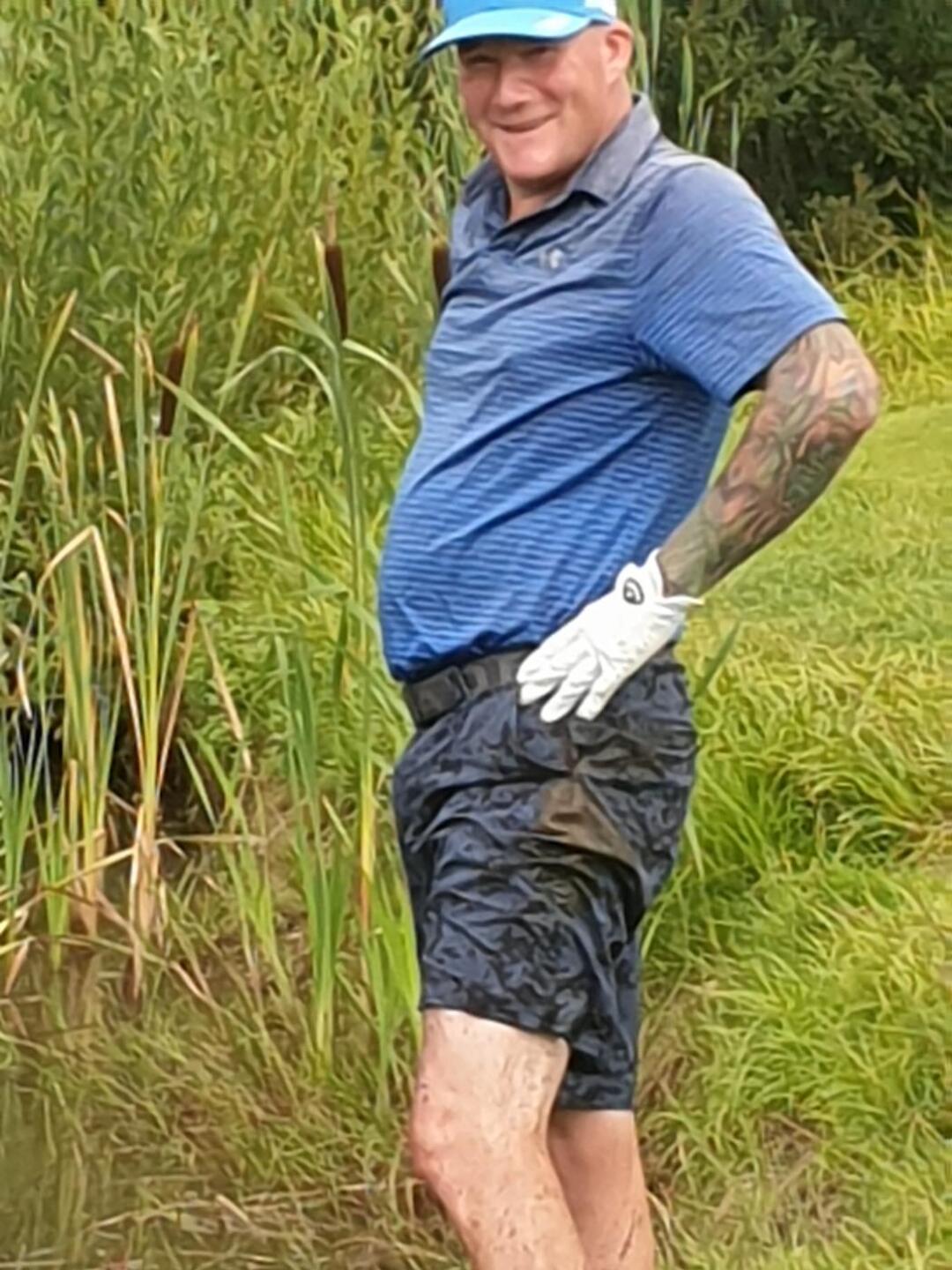 My friend just after falling in the water on the 13th (Photo submitted by beermonster10 on 01/15/2022)