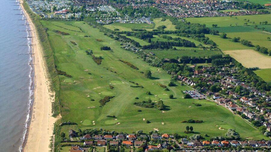 Gorleston GC: Aerial view